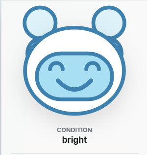 Exhausted AI bright condition state